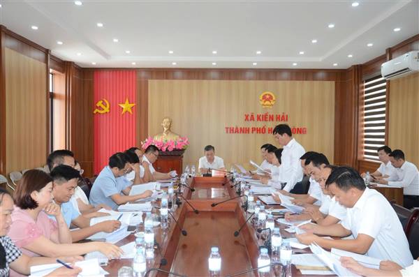 XÃ KIẾN HẢI TỔ CHỨC HỘI NGHỊ BAN CHẤP HÀNH ĐẢNG BỘ XÃ.
