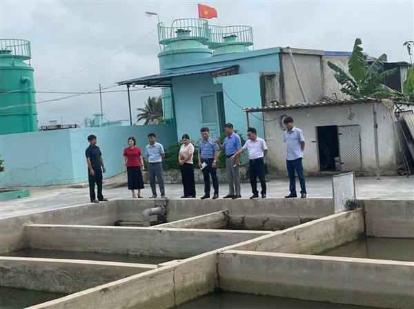 BAN VĂN HÓA - XÃ HỘI HĐND XÃ KIẾN HẢI GIÁM SÁT VIỆC QUẢN LÝ, SẢN XUẤT VÀ CUNG CẤP NƯỚC SẠCH SINH HOẠT TRÊN ĐỊA BÀN XÃ