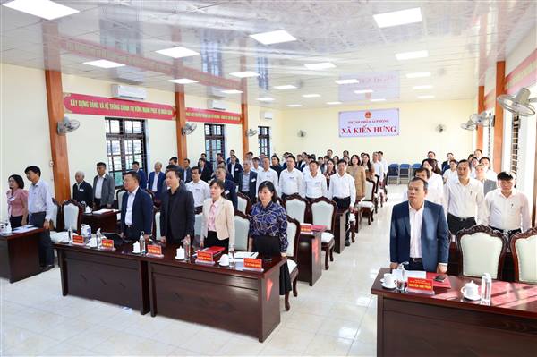 HĐND xã Kiến Hưng tổ chức Kỳ họp thứ 3 (kỳ họp chuyên đề) nhiệm kỳ 2021-2026
