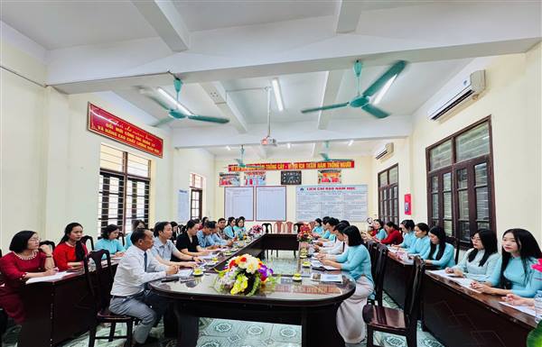 ĐẢNG BỘ TRƯỜNG TIỂU HỌC TÂN TRÀO TỔ CHỨC HỘI NGHỊ LẦN THỨ NHẤT, NHIỆM KỲ 2026–2030