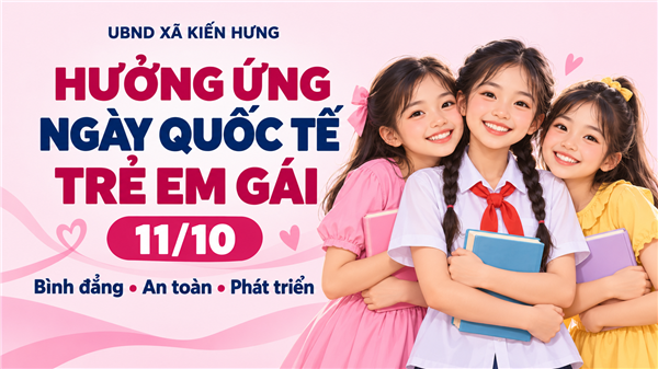 Hưởng ứng ngày quốc tế trẻ em gái 11/10