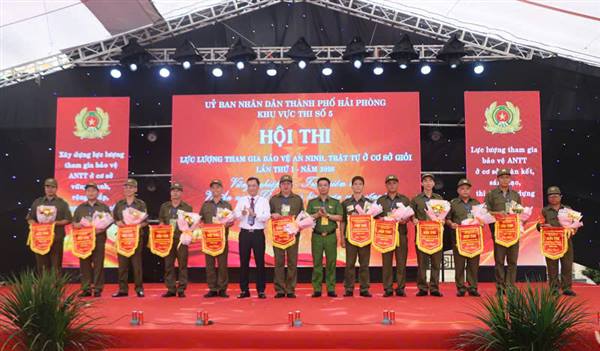 Hội thi “Lực lượng tham gia bảo vệ an ninh, trật tự ở cơ sở giỏi” Khu vực thi số 5