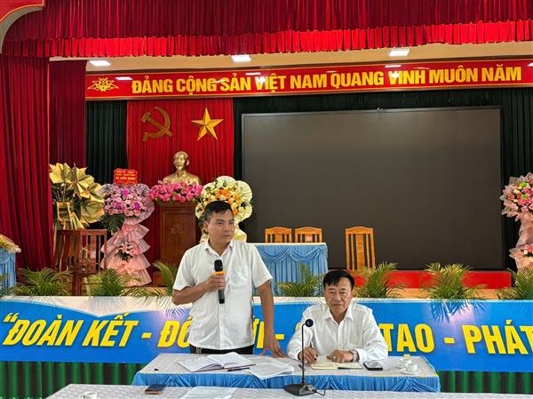 XÃ KIẾN MINH TỔ CHỨC HỘI NGHỊ ĐỐI THOẠI VỚI CÁC HỘ CÓ QUYẾT ĐỊNH CƯỠNG CHẾ THU HỒI ĐẤT PHỤC VỤ DỰ ÁN PHÁT TRIỂN KINH TẾ - XÃ HỘI