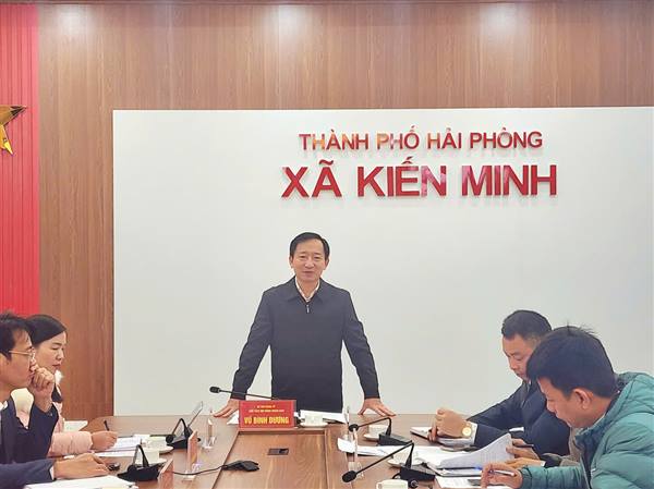 Thường trực HĐND xã Kiến Minh tổ chức phiên họp tháng 01/2026