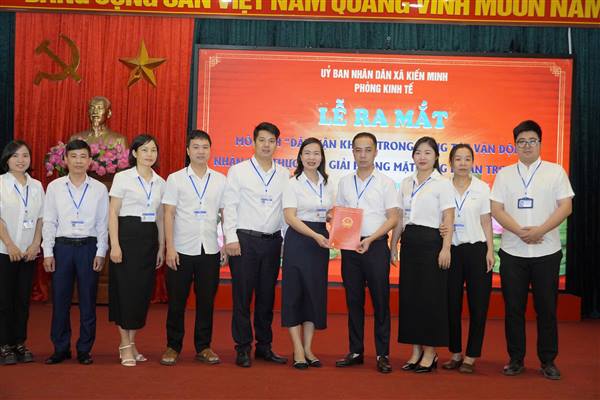 UBND XÃ KIẾN MINH RA MẮT CÁC MÔ HÌNH “DÂN VẬN KHÉO” NĂM 2026