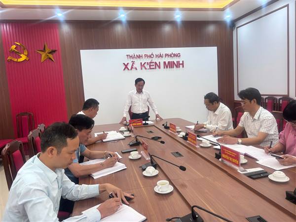 Thường trực HĐND xã Kiến Minh họp thường kỳ tháng 4 năm 2026
