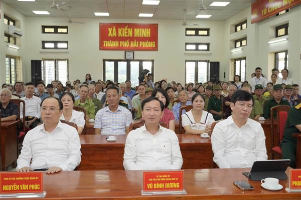 Đảng ủy - HĐND - UBND - UBMTTQVN xã Kiến Minh trang trọng tổ chức Lễ kỷ niệm 79 năm Ngày Thương binh - Liệt sĩ (27/7/1947 - 27/7/2026)