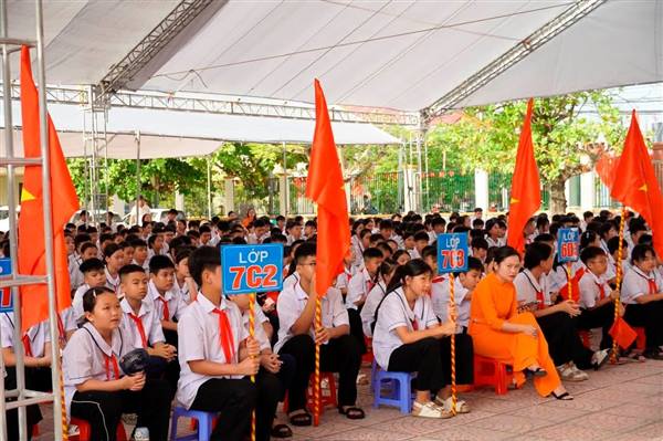 Trường THCS Kiến Minh long trọng tổ chức Lễ khai giảng năm học 2026-2027.