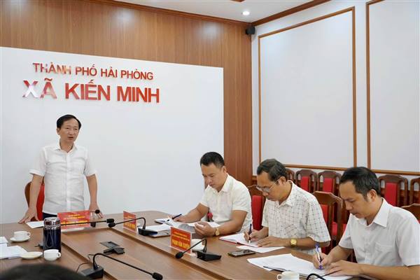 Hội đồng nhân dân xã Kiến Minh tổ chức phiên họp đánh giá kết quả hoạt động của Thường trực HĐND, các Ban HĐND xã tháng 8 năm 2026.