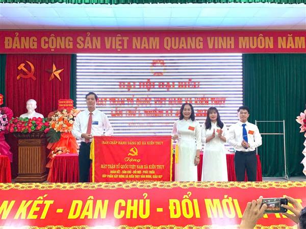 ĐẠI HỘI ĐẠI BIỂU MTTQ VIỆT NAM XÃ KIẾN THỤY LẦN THỨ NHẤT, 

NHIỆM KỲ 2025–2030 THÀNH CÔNG TỐT ĐẸP