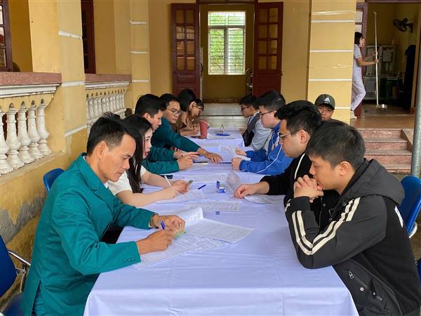 Xã Kiến Thụy: Tổ chức khám sơ tuyển sức khỏe nghĩa vụ quân sự năm 2026