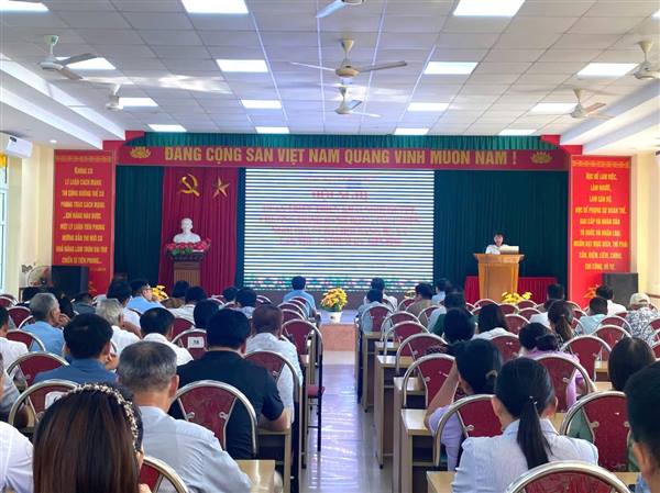 HỘI NGHỊ HỌC TẬP, QUÁN TRIỆT, TUYÊN TRUYỀN, TRIỂN KHAI THỰC HIỆN NGHỊ QUYẾT ĐẠI HỘI ĐẢNG BỘ XÃ LẦN THỨ I, NHIỆM KỲ 2025–2030. 