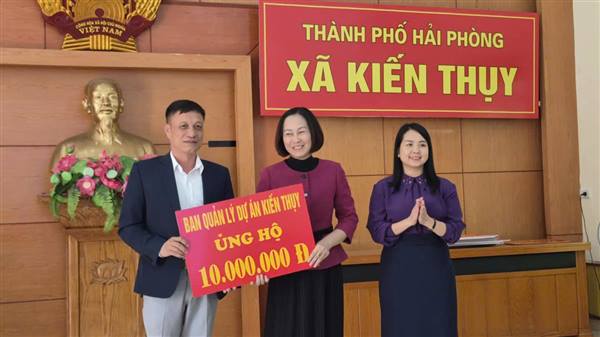 Kiến Thụy phát động ủng hộ đồng bào miền Trung – Tây Nguyên khắc phục hậu quả mưa lũ

