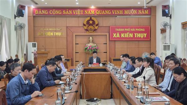 ĐOÀN ĐẠI BIỂU QUỐC HỘI VÀ CÁC VỊ ĐẠI BIỂU QUỐC HỘI THÀNH PHỐ HẢI PHÒNG TIẾP XÚC CỬ TRI BÁO CÁO KẾT QUẢ KỲ HỌP THỨ MƯỜI, QUỐC HỘI KHÓA XV