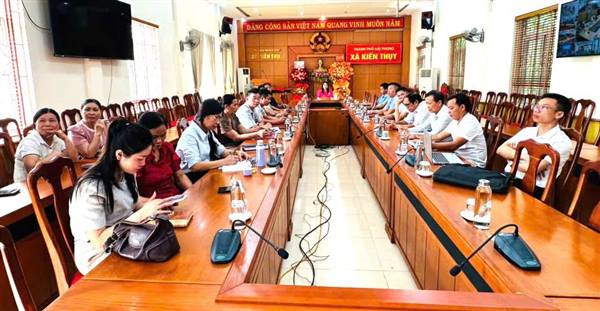 XÃ KIẾN THỤY THAM DỰ HỘI NGHỊ TRỰC TUYẾN TẬP HUẤN, BỒI DƯỠNG NGHIỆP VỤ THÔNG TIN CƠ SỞ NĂM 2026