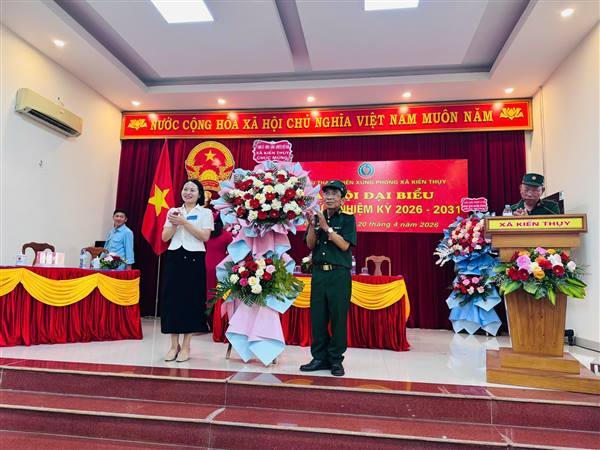 Đại hội đại biểu Hội Cựu Thanh niên xung phong xã Kiến Thụy lần thứ I, 

nhiệm kỳ 2026–2031 thành công tốt đẹp