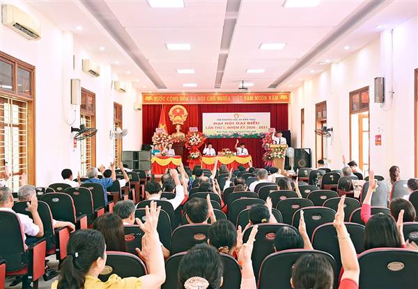 Đại hội đại biểu Hội Khuyến học xã Kiến Thụy lần thứ I
