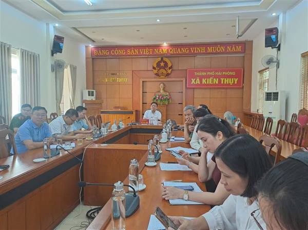 XÃ KIẾN THỤY THAM GIA HỘI NGHỊ TẬP HUẤN LUẬT BẢO VỆ BÍ MẬT NHÀ NƯỚC