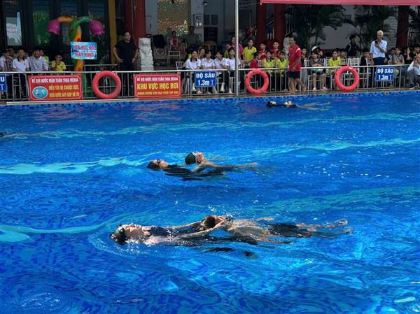 XÃ KIẾN THỤY PHÁT ĐỘNG TOÀN DÂN TẬP LUYỆN MÔN BƠI PHÒNG, CHỐNG ĐUỐI NƯỚC CHO TRẺ EM NĂM 2026 