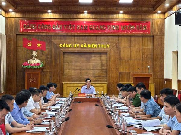 Hội nghị thông qua Đề án sắp xếp, thành lập tổ chức Đảng đối với các trường mầm non, tiểu học, trung học cơ sở và Đề án thành lập Đảng bộ Trung tâm Giáo dục nghề nghề nghiệp - Giáo dục thường xuyên Kiến Thụy