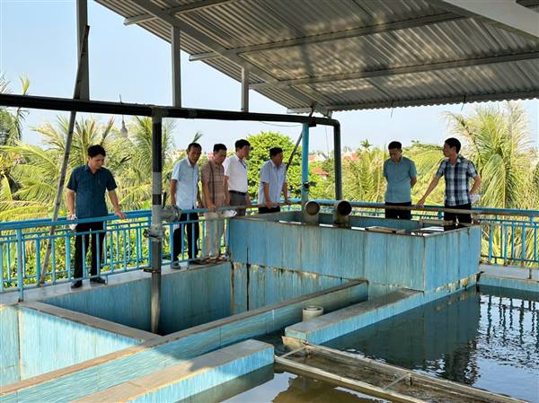 HĐND xã Kiến Thụy tăng cường giám sát công tác quản lý, cung cấp nước sạch trên địa bàn xã