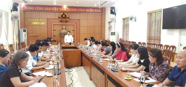 XÃ KIẾN THỤY TRIỂN KHAI NHIỆM VỤ SAU SẮP XẾP CÁC CƠ SỞ GIÁO DỤC, CHUẨN BỊ LỄ KHAI GIẢNG NĂM HỌC MỚI 2026-2027