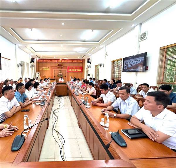 Kiến Thụy tham dự hội nghị trực tuyến toàn quốc nghiên cứu, học tập, quán triệt và triển khai thực hiện một số Nghị quyết, Chỉ thị của Bộ Chính trị