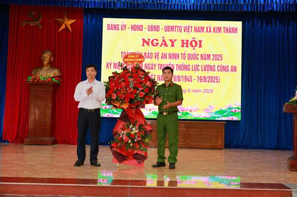 Kim Thành tổ chức ngày hội Toàn dân bảo vệ an ninh Tổ quốc năm 2025, Kỷ niệm 80 năm ngày truyền thống lực lượng công an nhân dân Việt Nam (19/8/1945 - 19/8/2025)