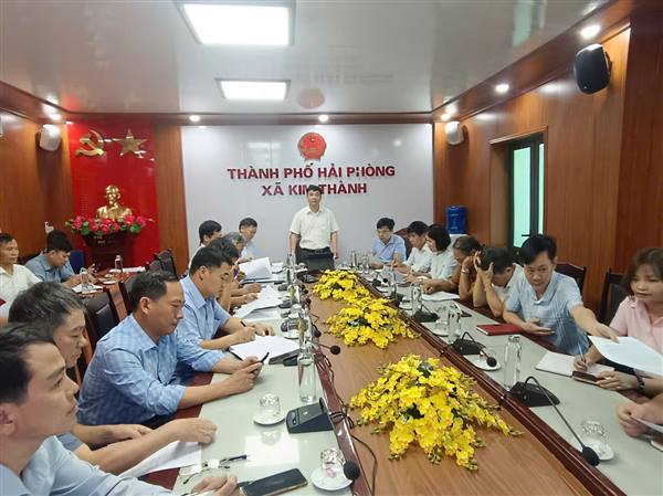Xã Kim Thành tổ chức hội nghị triển khai kế hoạch tổ chức hội nghị đối thoại trực tiếp giữa đồng chí Bí thư Đảng ủy, Chủ tịch HĐND xã với nhân dân cụm Đại Đức