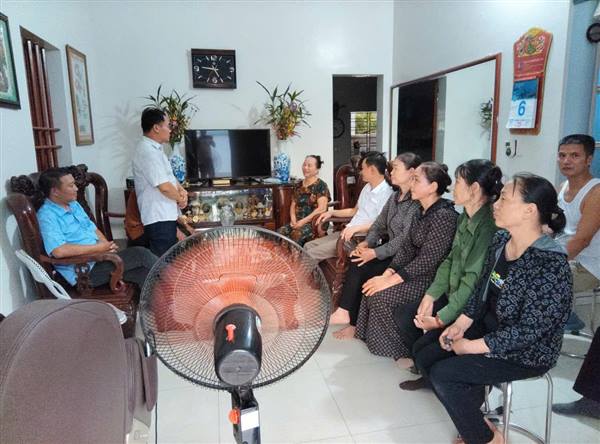MTTQ xã Kim Thành tăng cường vận động, lắng nghe ý kiến nhân dân về công tác giải phóng mặt bằng 