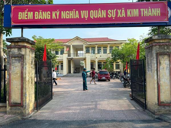 Xã Kim Thành tổ chức đăng ký nghĩa vụ quân sự lần đầu cho công dân tuổi 17, tạo nguồn vững chắc cho công tác tuyển quân