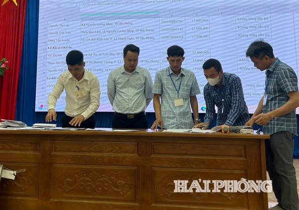Kết quả trúng đấu giá đất ở Kim Thành cao hơn giá khởi điểm gần 19%