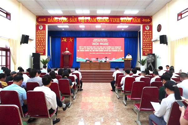 Cụm số 6 sơ kết 01 năm vận hành mô hình chính quyền địa phương 02 cấp