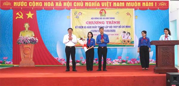 Kim Thành: Long trọng kỷ niệm 85 năm Ngày thành lập Đội Thiếu niên tiền phong Hồ Chí Minh 