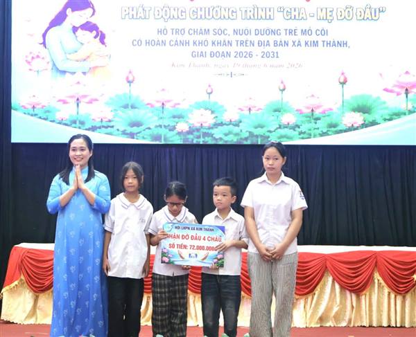 Lan tỏa yêu thương, chung tay chăm lo trẻ em mồ côi và xây dựng gia đình Việt Nam ấm no, hạnh phúc