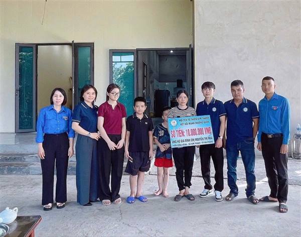 Lan tỏa tinh thần nhân ái, chăm lo cho trẻ em và gia đình có hoàn cảnh khó khăn trên địa bàn xã Kim Thành