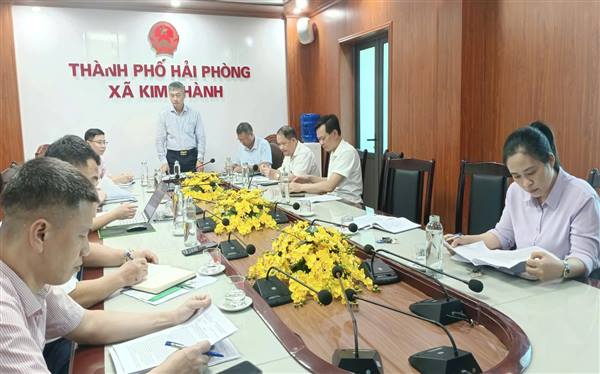 Ban đại diện Hội đồng quản trị Ngân hàng Chính sách xã hội (NHCSXH) xã Kim Thành tổ chức phiên họp Quí II năm 2026