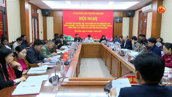 Phường Kinh Môn triển khai kế hoạch rà soát hộ nghèo, hộ cận nghèo và xác định hộ làm nông nghiệp, lâm nghiệp, ngư nghiệp có mức sống trung bình trên địa bàn năm 2025