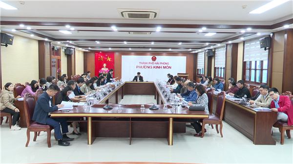 UBND phường Kinh Môn tổ chức Hội nghị triển khai kế hoạch tổ chức Đại hội thể dục thể thao phường Kinh Môn lần thử I năm 2025