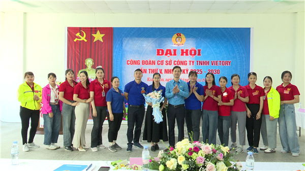 Đại hội Công đoàn công ty TNHH VIETORY, lần thứ V, nhiệm kỳ 2025 – 2030