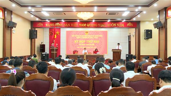 HĐND PHƯỜNG KINH MÔN KHÓA I, NHIỆM KỲ 2021 – 2026  TỔ CHỨC KỲ HỌP THỨ 2.