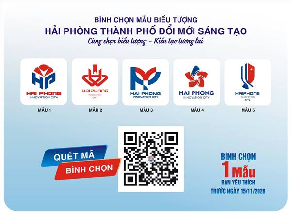  CHUNG TAY LỰA CHỌN BIỂU TƯỢNG “HẢI PHÒNG – THÀNH PHỐ ĐỔI MỚI SÁNG TẠO”