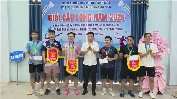 SÔI NỔI GIẢI CẦU LÔNG NĂM 2026 PHƯỜNG KINH MÔN