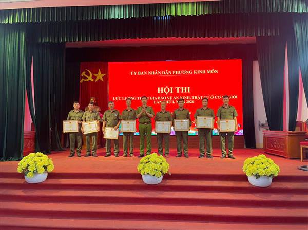 Hội thi “Lực lượng tham gia bảo vệ an ninh, trật tự ở cơ sở giỏi” lần thứ I, năm 2026 với chủ đề “Vững nghiệp vụ – Trọn niềm tin vì An ninh Tổ quốc và bình yên cuộc sống”.