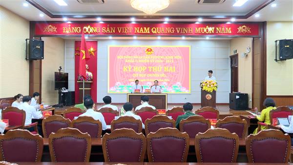 HĐND phường Kinh Môn, khóa II, nhiệm kỳ 2026- 2031 tổ chức Kỳ họp thứ Hai, kỳ họp chuyên đề