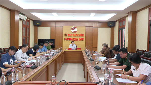 UBND phường Kinh Môn tổng kết công tác lễ hội năm 2026 và triển khai quản lý đất đai tại các cơ sở tín ngưỡng