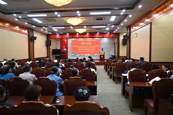 UBND phường Kinh Môn triển khai lấy ý kiến Nhân dân về Đề án sắp xếp, tổ chức lại tổ dân phố