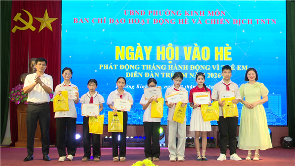 Phường Kinh Môn phát động Tháng hành động vì trẻ em năm 2026