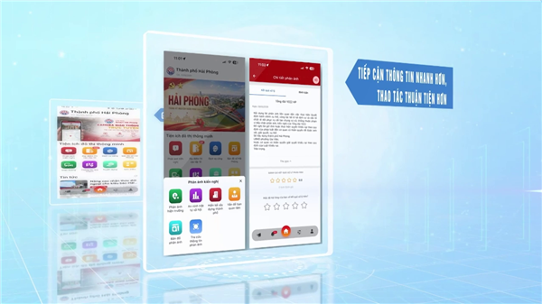 Smart Hải Phòng giúp người dân dễ dàng tiếp cận các dịch vụ công trực tuyến