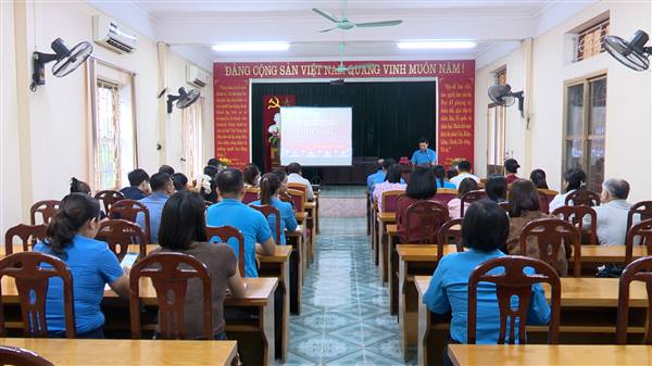 Công đoàn phường Kinh Môn tổ chức tập huấn nghiệp vụ công tác Công đoàn năm 2026